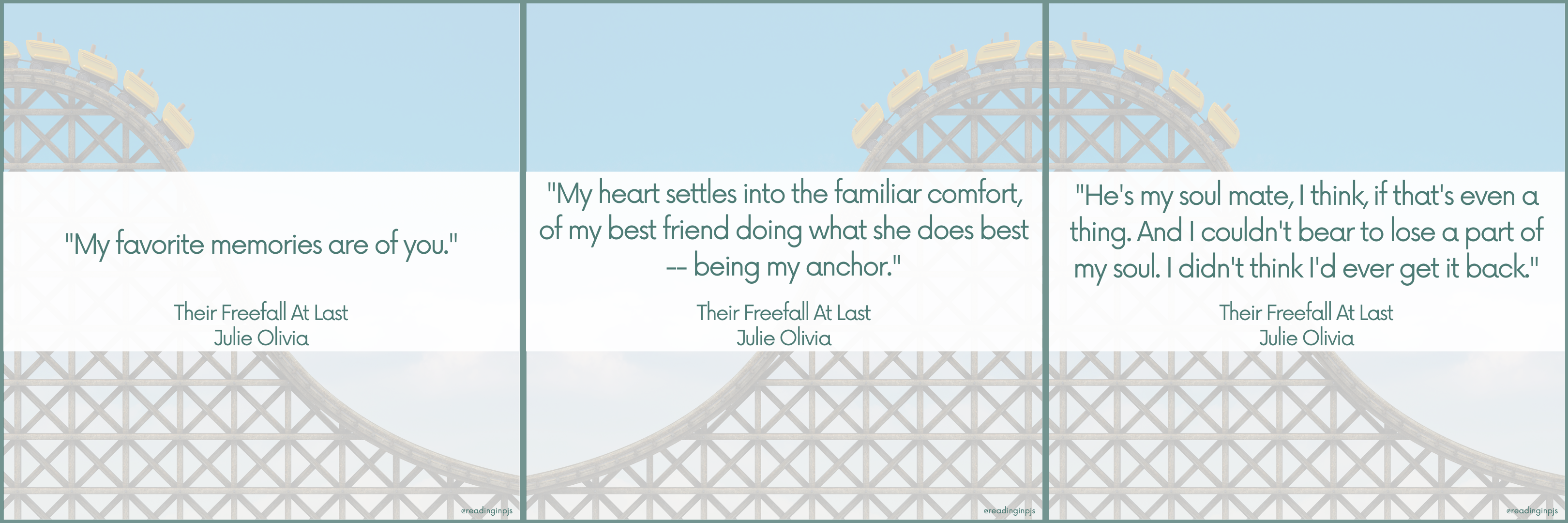 Their Freefall at Last by Julie Olivia - Romance Book Quotes