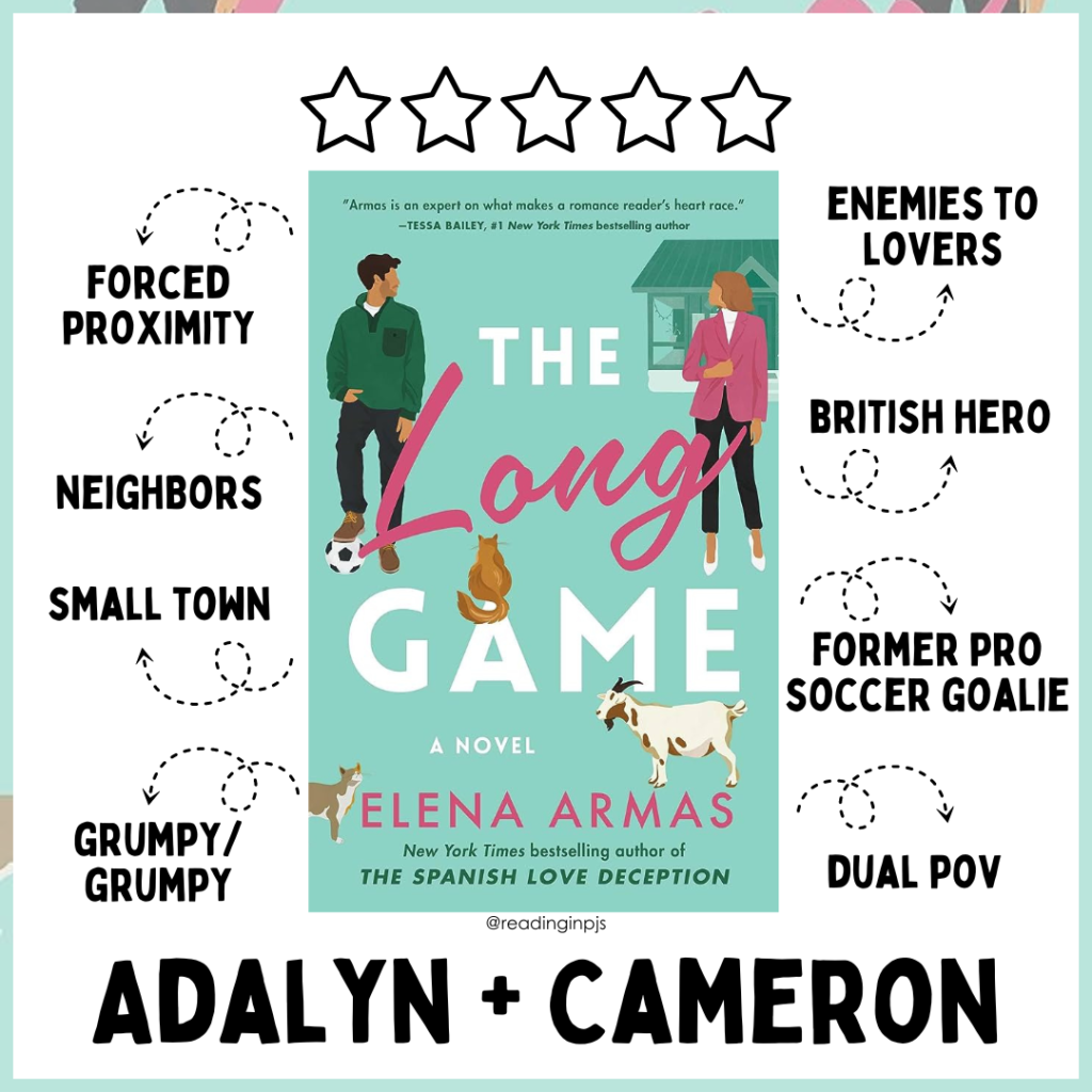 The Long Game by Elena Armas - Romance Book Tropes