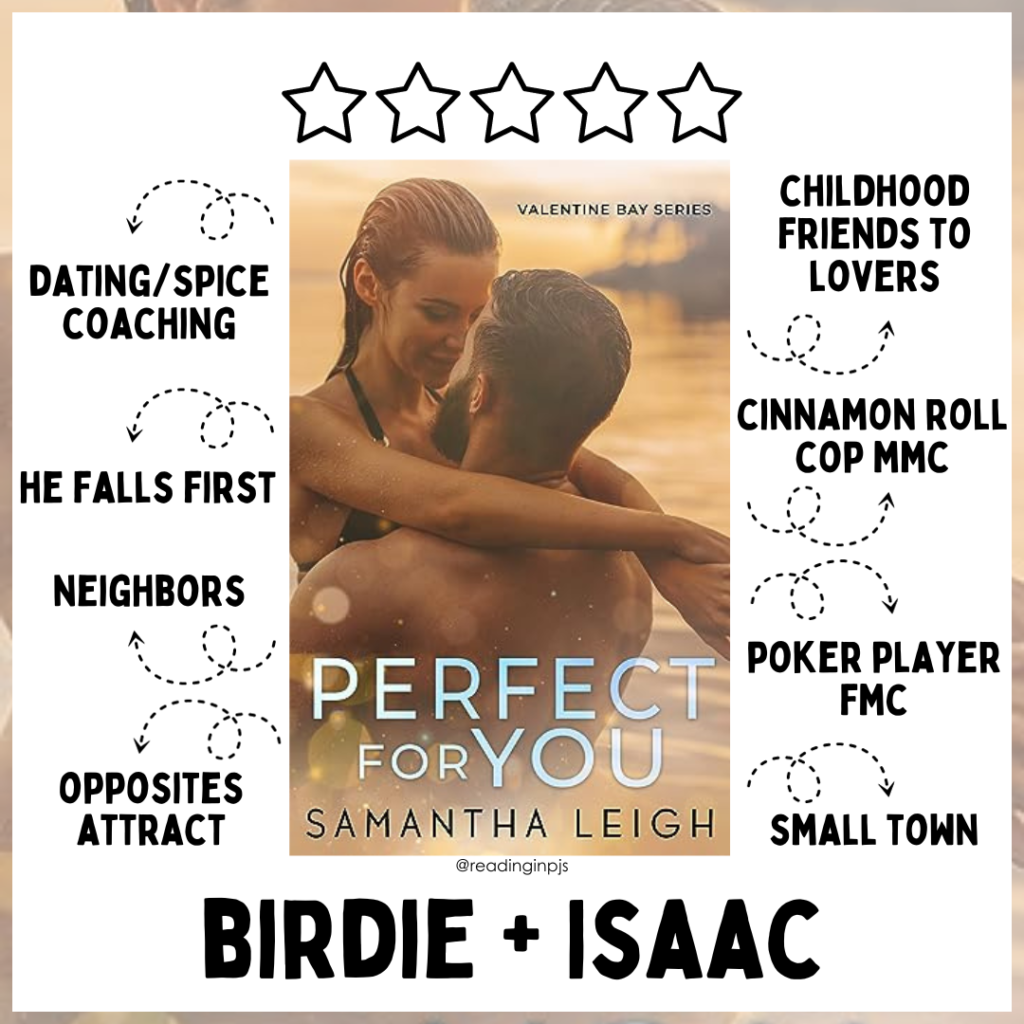 Perfect for You by Samantha Leigh - Romance Book Tropes by Reading in PJs