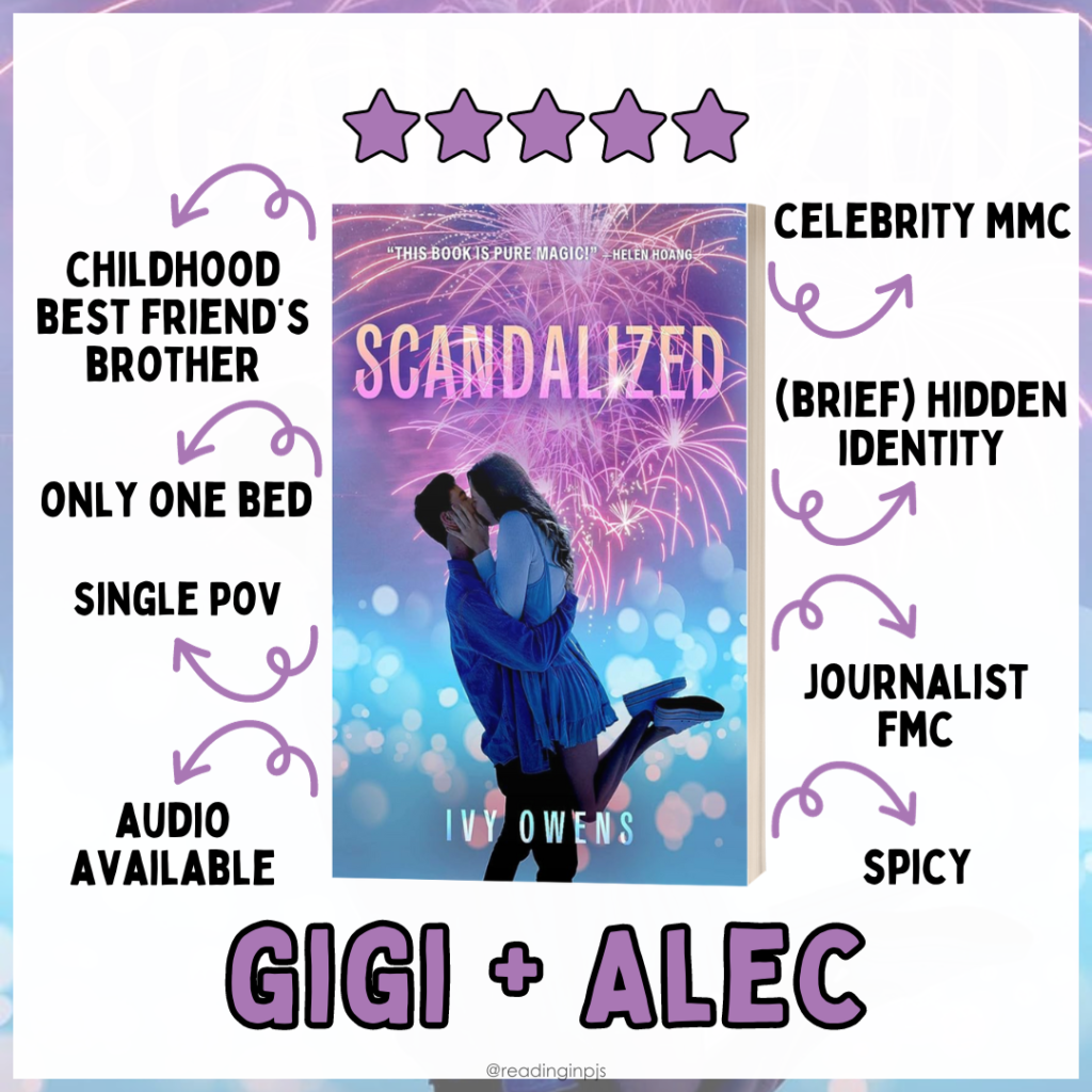 Scandalized by Ivy Owens - Romance Book Tropes by Reading in PJs