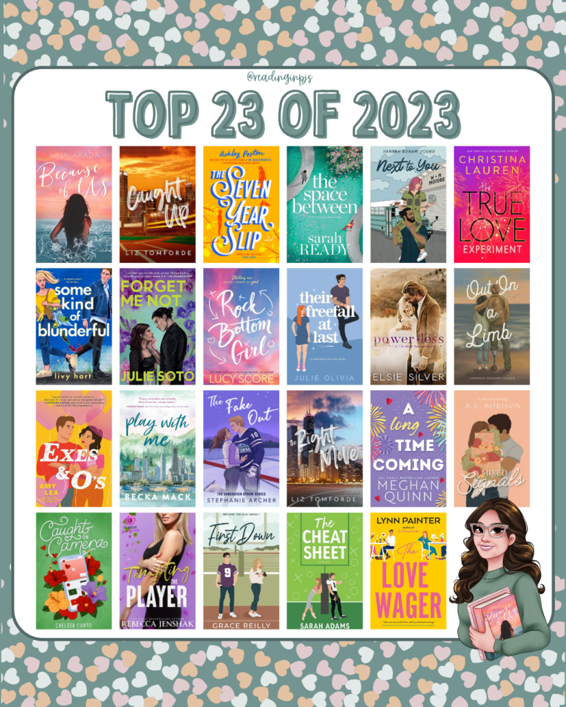 Top 23 Romance Books of 2023 by Reading in PJs