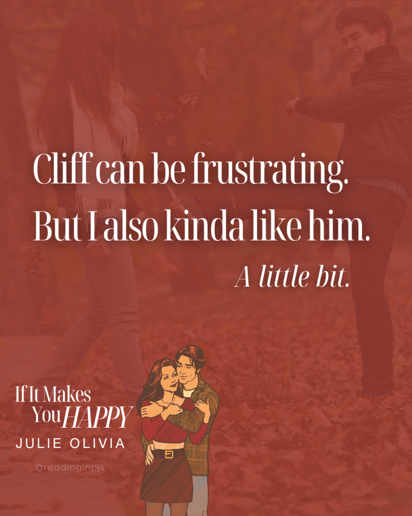 If It Makes You Happy by Julie Olivia_Romance book quote by Reading in PJs